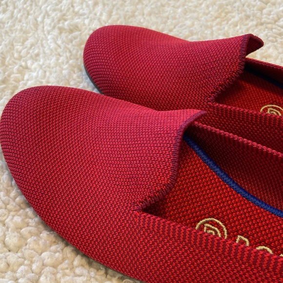 Rothy’s The Loafer Women’s Flats Red Color - Picture 7 of 7
